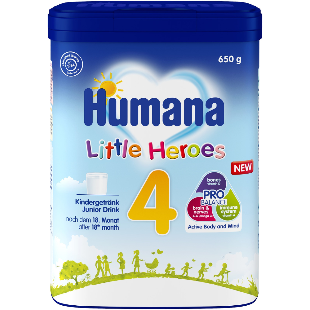 Lapte praf pentru copii de varsta mica Humana 4 Junior Probalance, 650g, de la 18 luni