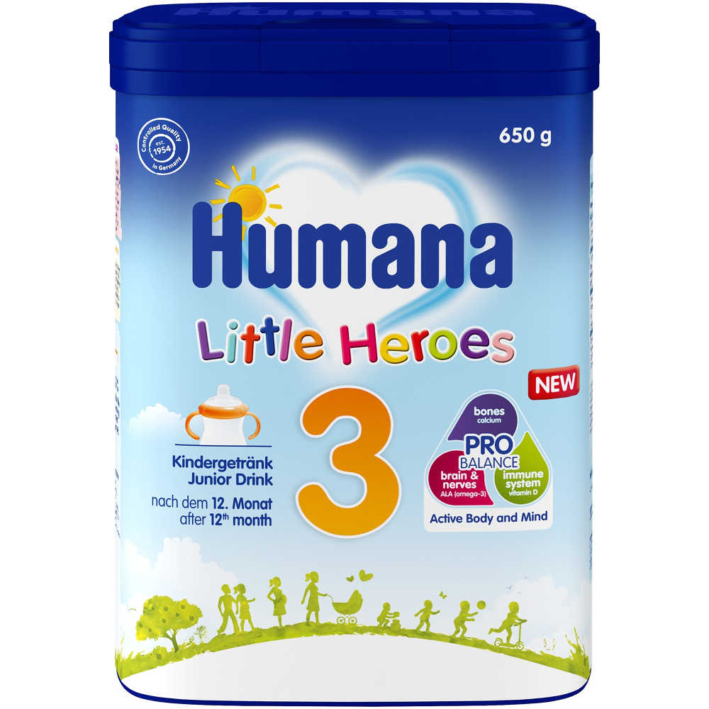 Lapte praf pentru copii de varsta mica Humana 3 Junior Probalance, 650g, de la 12 luni