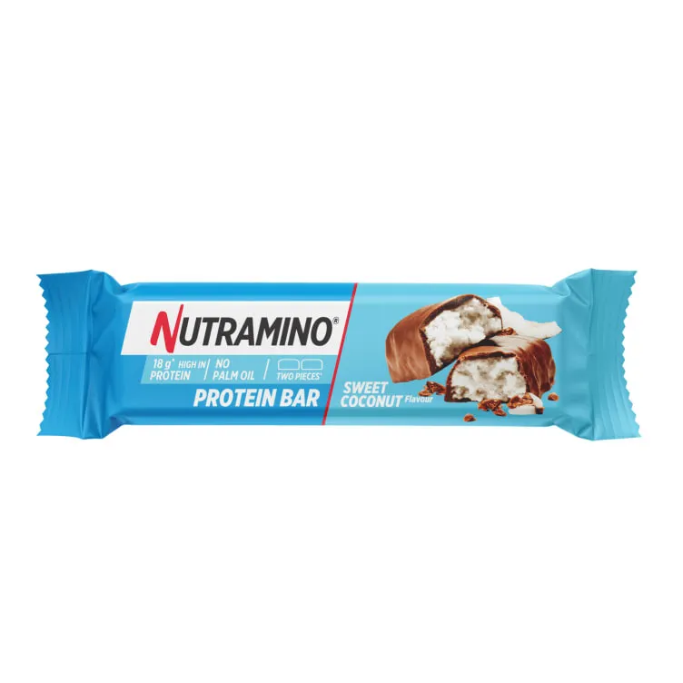 Baton proteic Nutramino cu ciocolata si cocos 55g