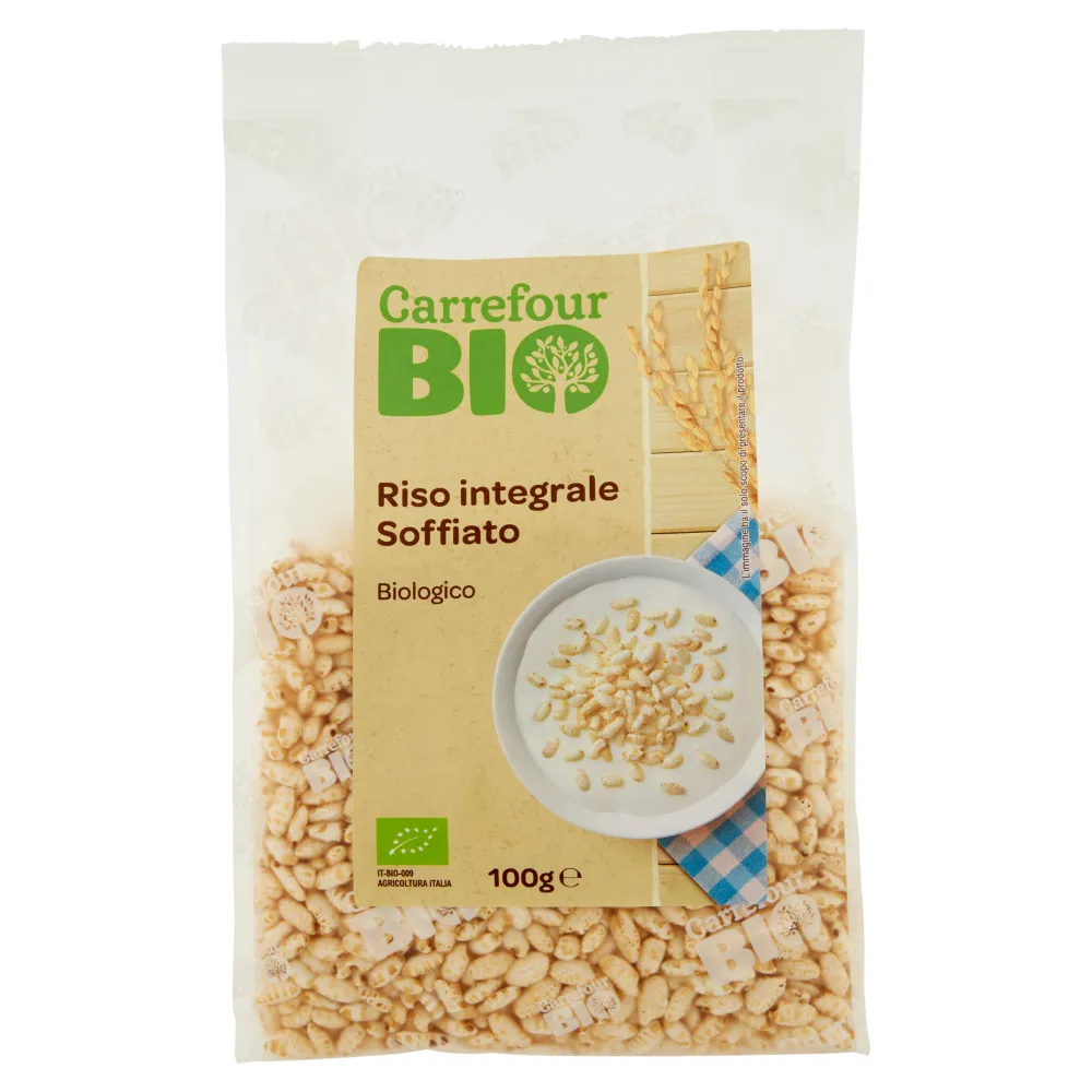 Orez integral expandat Carrefour Bio 100g