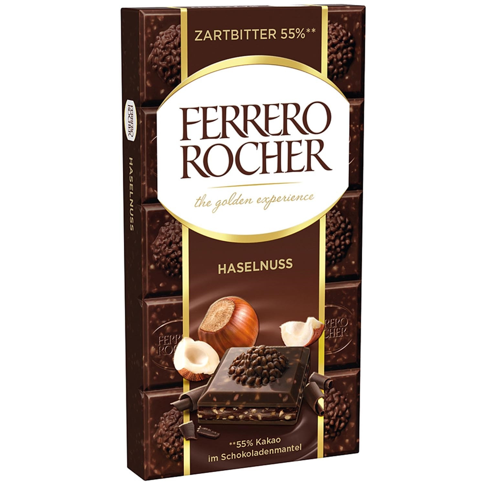 Ciocolata amaruie Ferrero Rocher, 90 g
