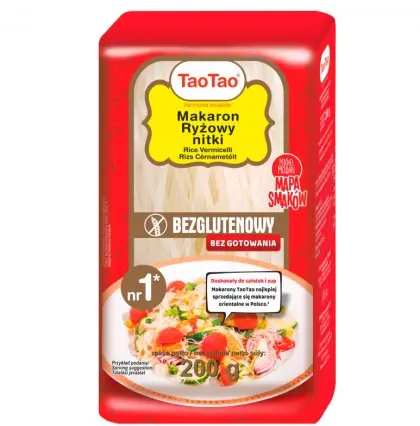 Fidea de orez Tao Tao Vermicelli 200 g