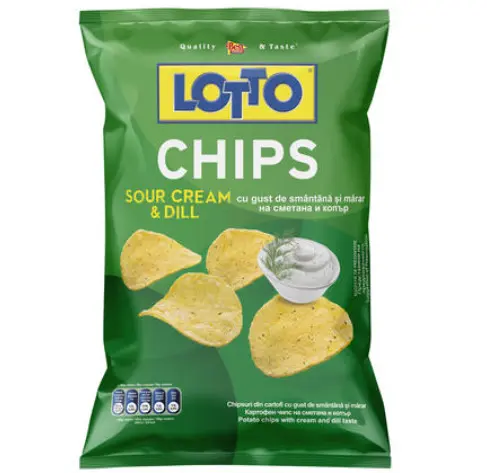 Chips Lotto cu smantana si marar 60 g