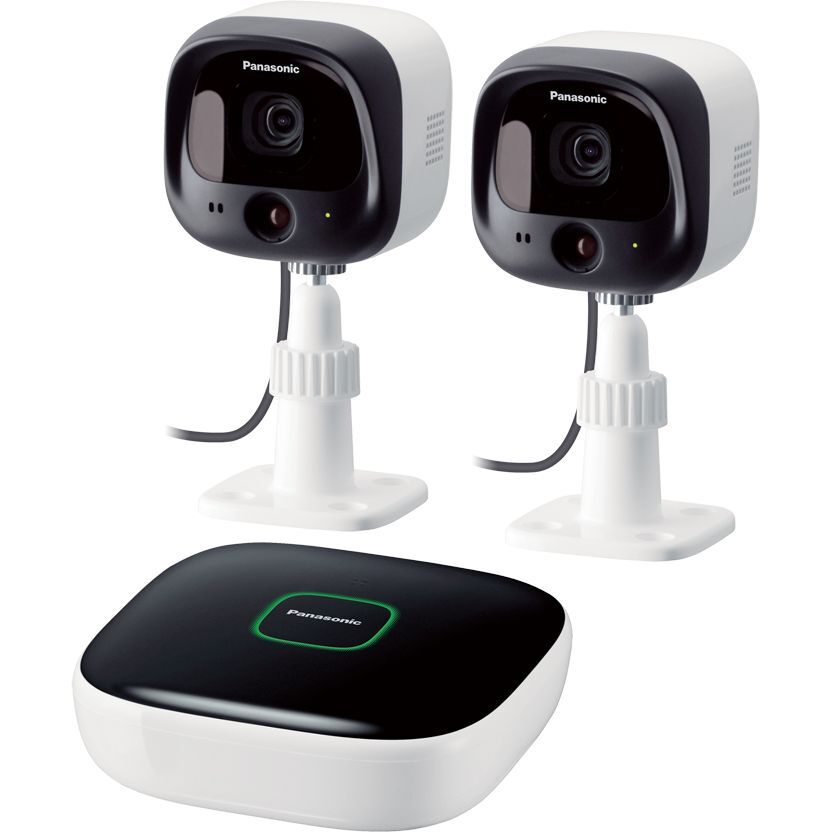 Kit Home Monitoring KX-HN6002FXW Panasonic, Compatibil iOS/Android, Wi-Fi, Alb