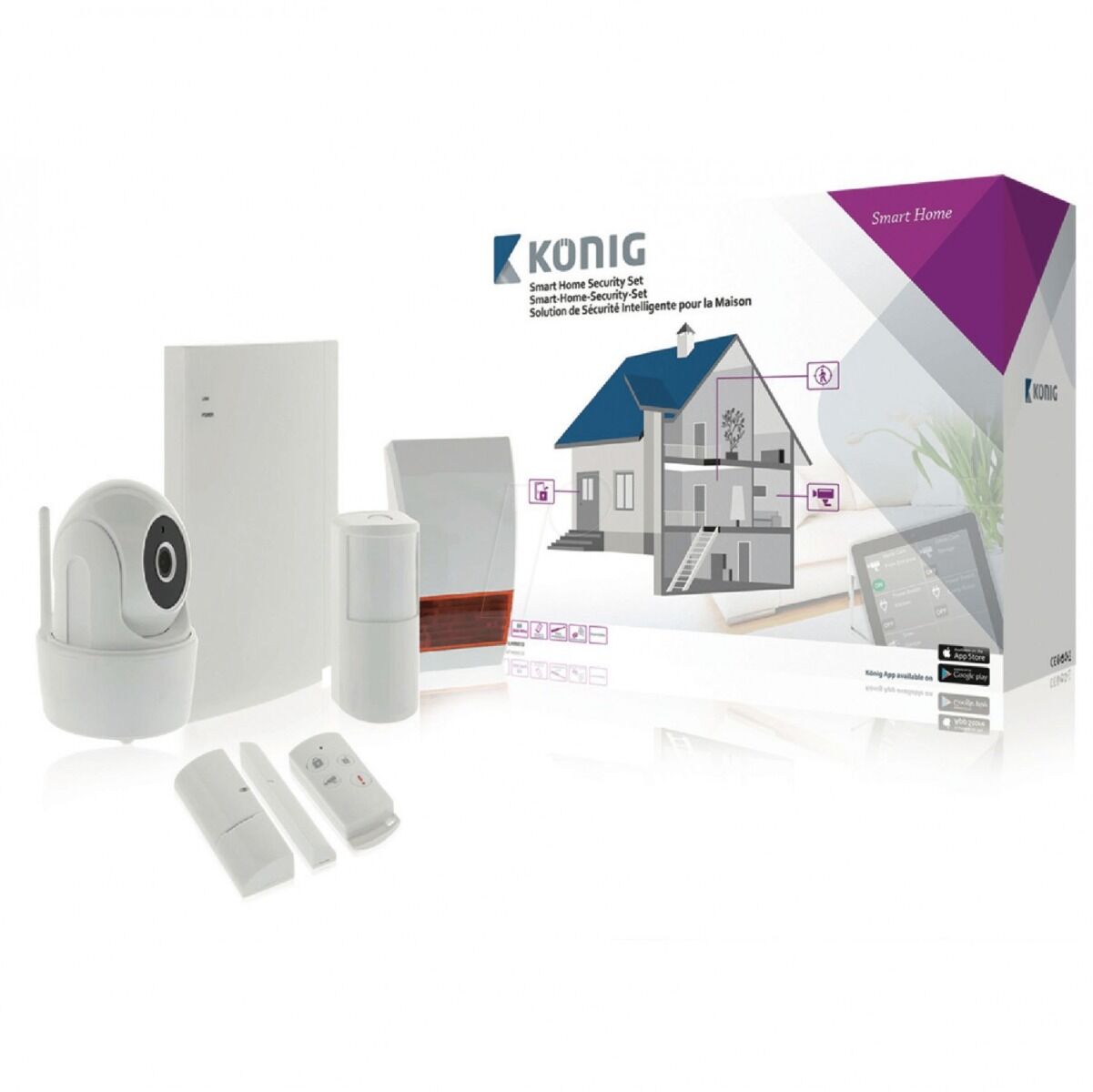 Kit Start Smart-Home Koning SAS-CLALARM10, Wireless