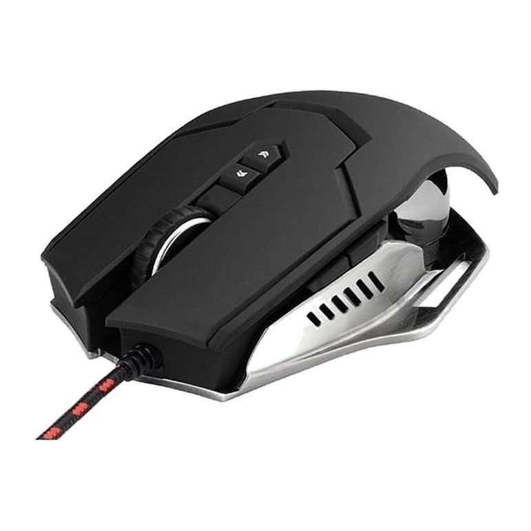Mouse Gaming Omega Varr OM-264, USB, Senzor Optic, 6 Butoane, 1000-7000DPI, Led-uri, Negru