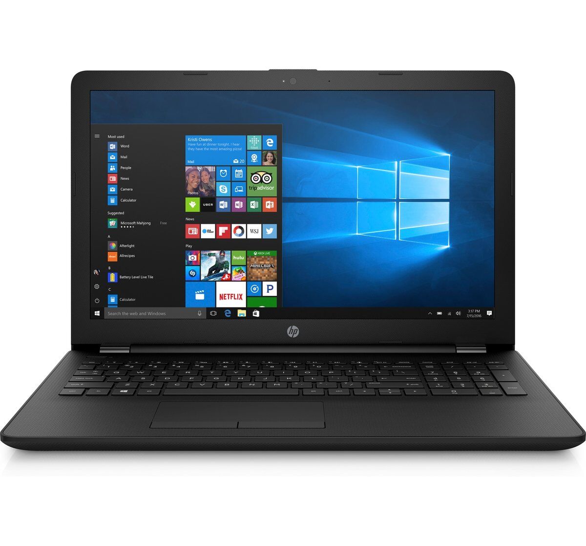 Laptop HP 3XY20EA, procesor Intel Core I3, 15.6, 4 GB, 500 GB, Windows 10