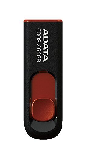 USB C008 Adata, 2.0, 64 GB, Negru/Rosu