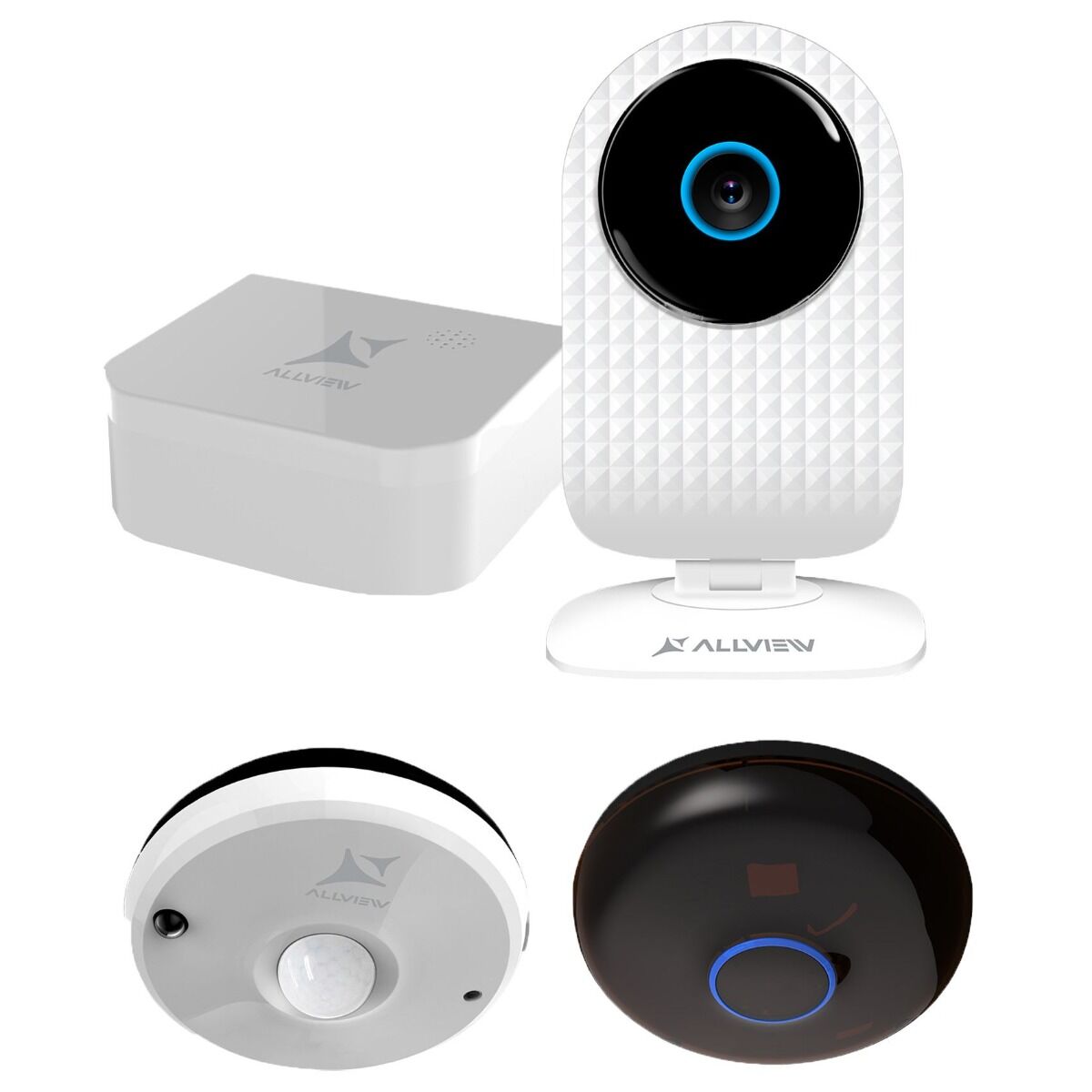 Kit Smart Home Allview, Essential Comfort, Wi-Fi, Interior, Alb