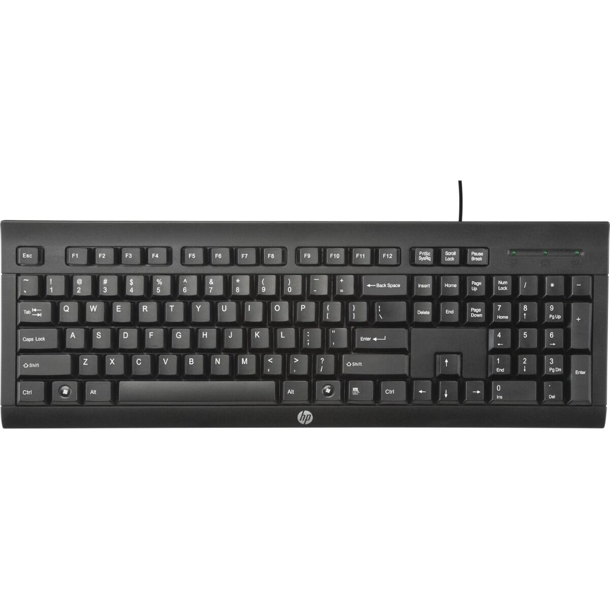 Tastatura HP K1500, Cu fir, USB, Negru