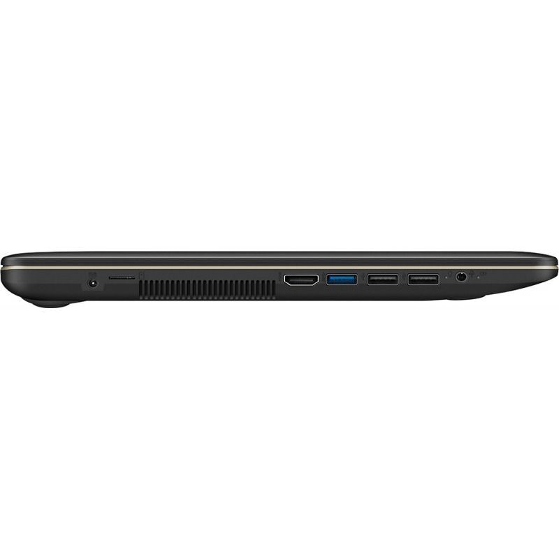 Laptop Asus X540MA-GO207, procesor Intel Celeron N4000, 2.6 GHz, 4GB, Intel UHD Graphics 600, Endless OS, Negru Auriu