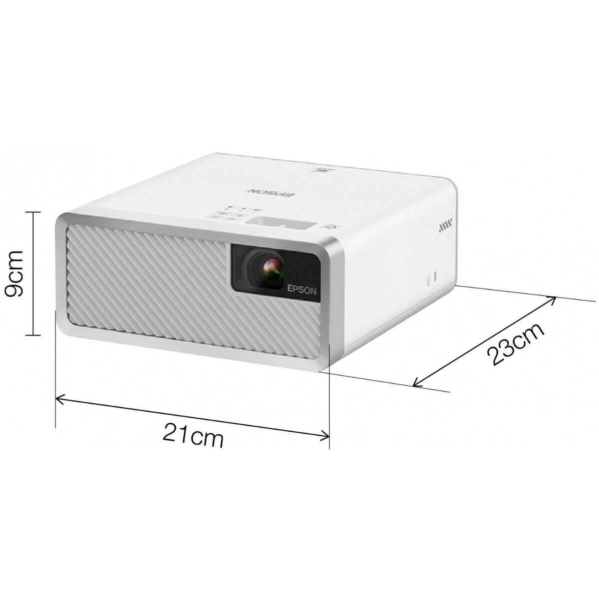 Videoproiector Epson EF-100W, Home Cinema, Laser, 3LCD, HD ready, Alb
