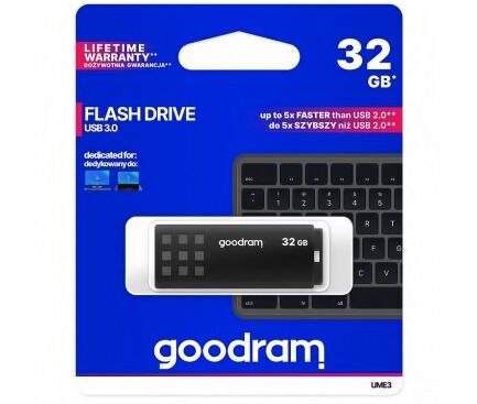 USB 3.0 GoodRam UTS3, 32GB, negru