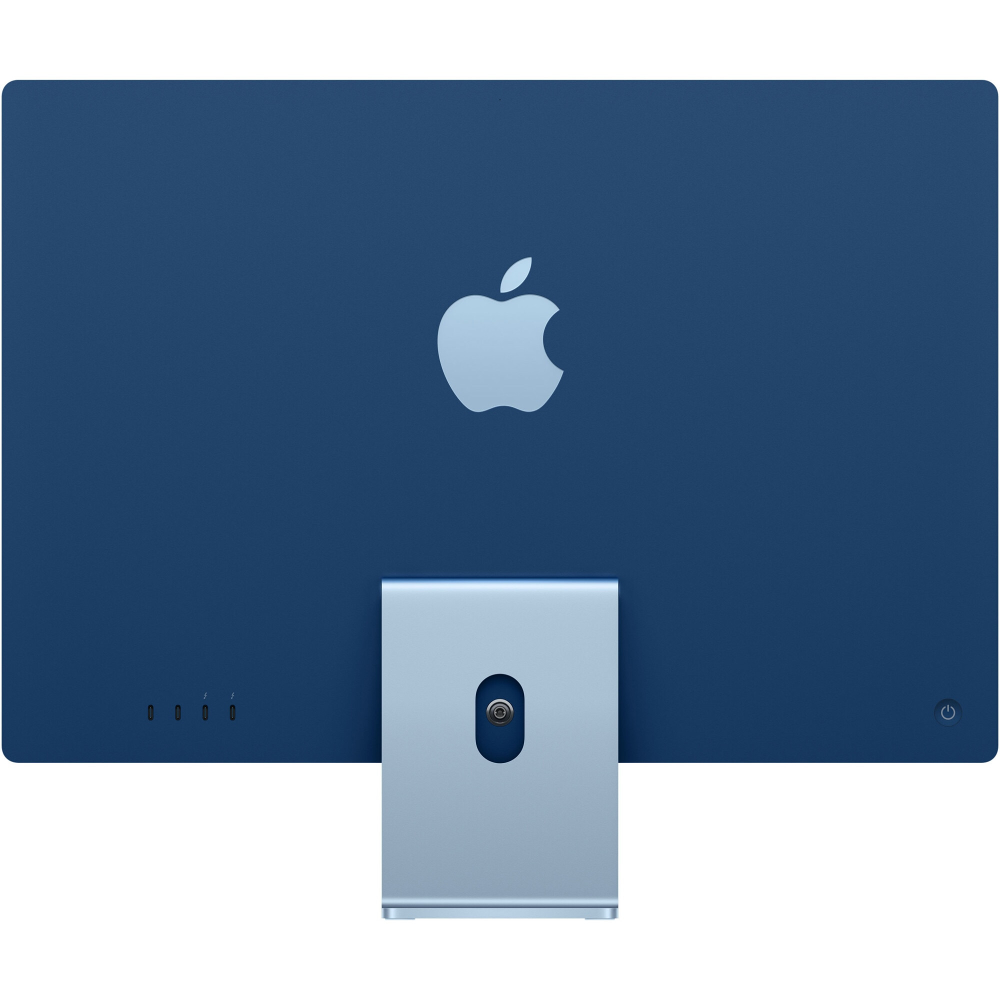 Sistem Descktop All in One iMac 24 inch (2021), procesor Apple M1, 8GB, SSD 512GB, Blue