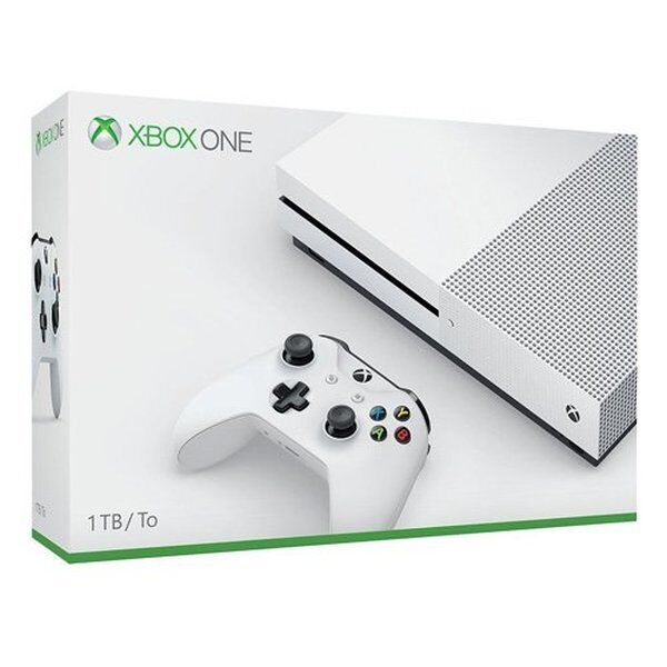 Consola Microsoft Xbox One S 1 Tb, Alb