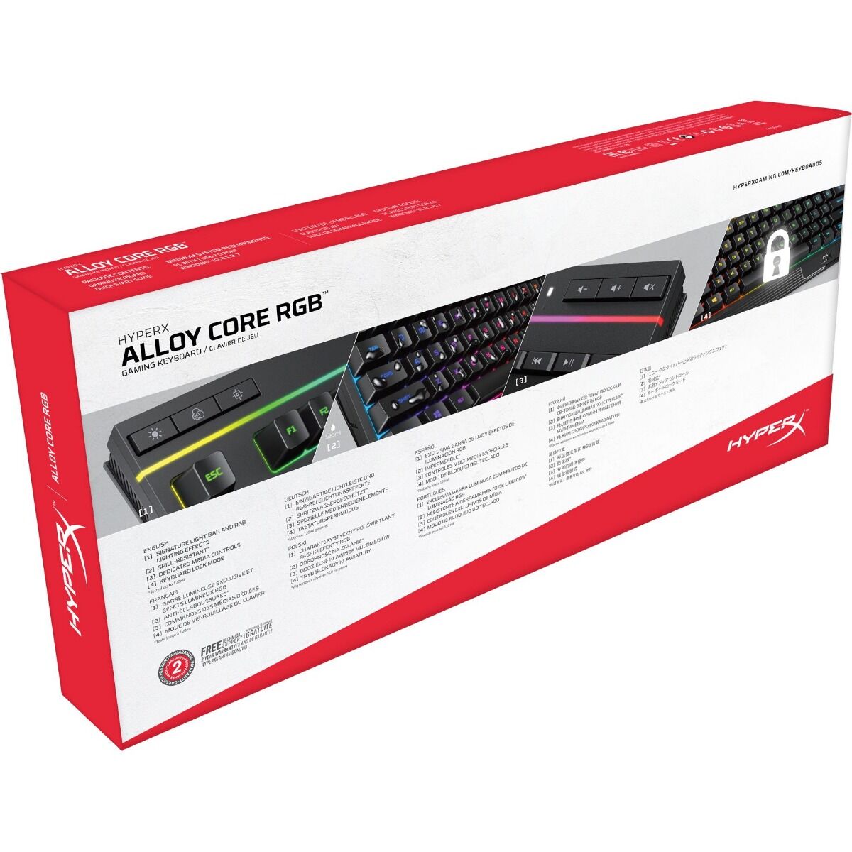 Tastatura gaming Alloy Core RGB Hyper