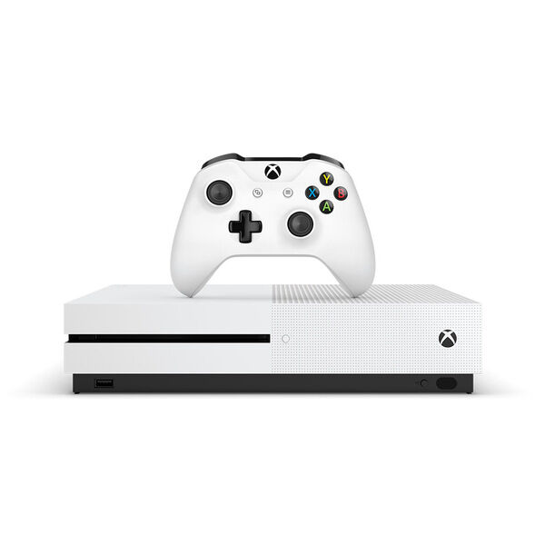 Consola Microsoft Xbox One S 1Tb, alb + joc FIFA 20 + joc Forza Horizon 4 + LEGO Speed Champions DLC (coduri download)