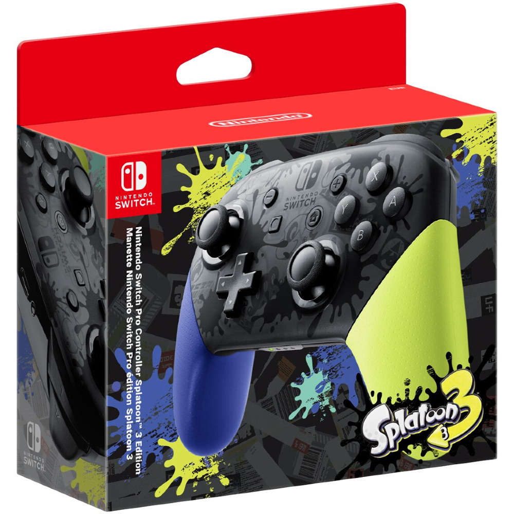 Controller Nintendo Switch Pro - Splatoon 3 Edition - PRECOMANDA