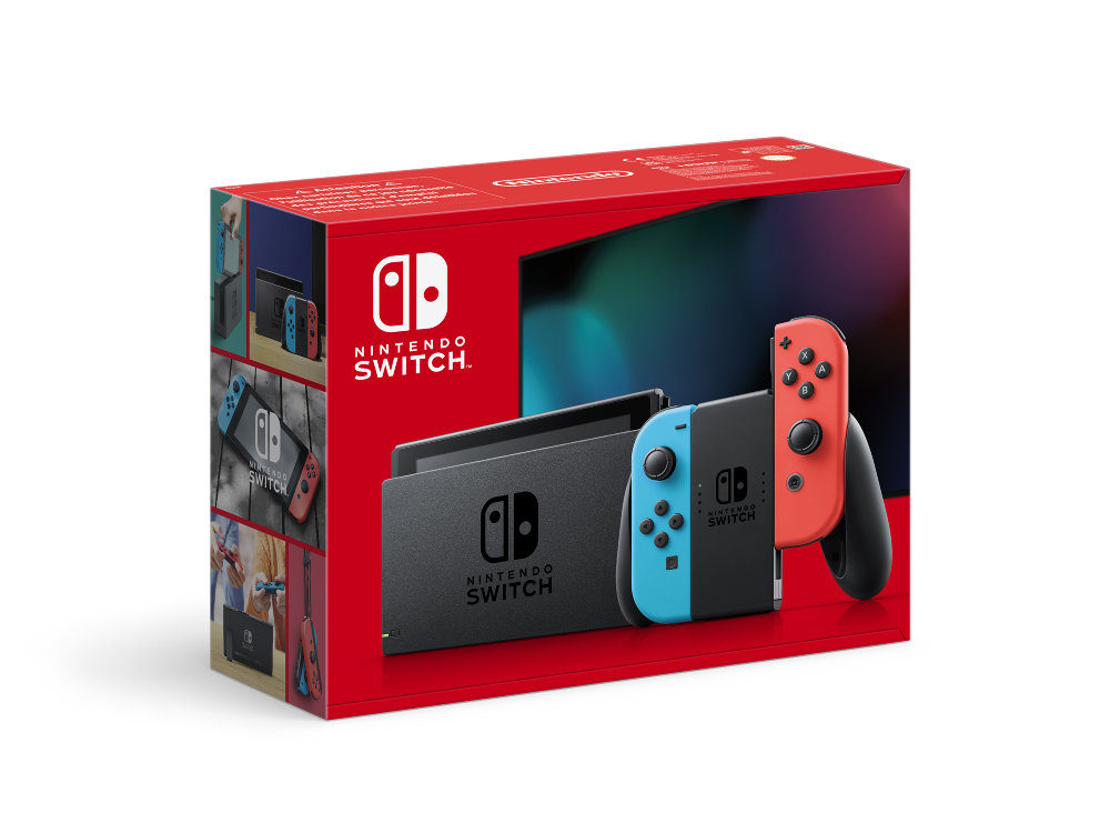 Consola Nintendo Switch, Joy-Con, Albastru / Rosu