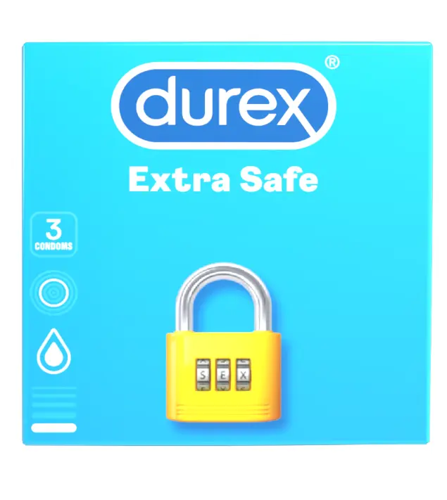 Prezervative Durex Extra Safe, 3 buc