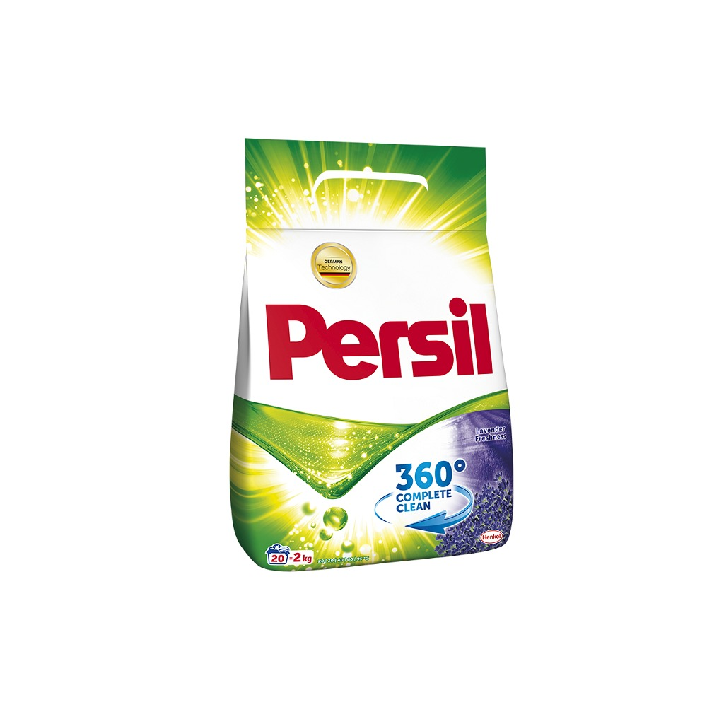 Detergent automat pudra Persil Lavanda, 20 spalari, 2 Kg