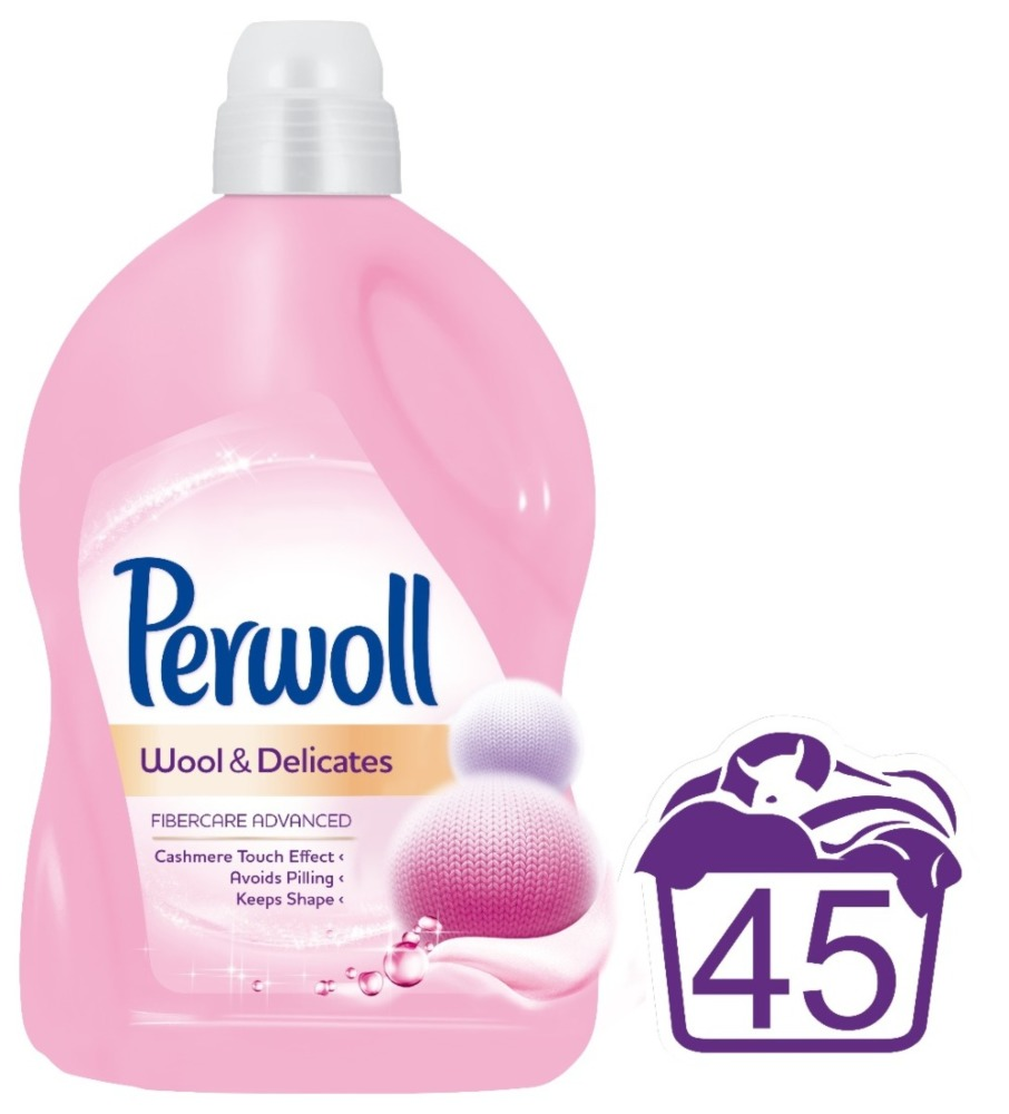 Detergent automat lichid Perwoll Wool & Delicates, 45 spalari, 2.7L