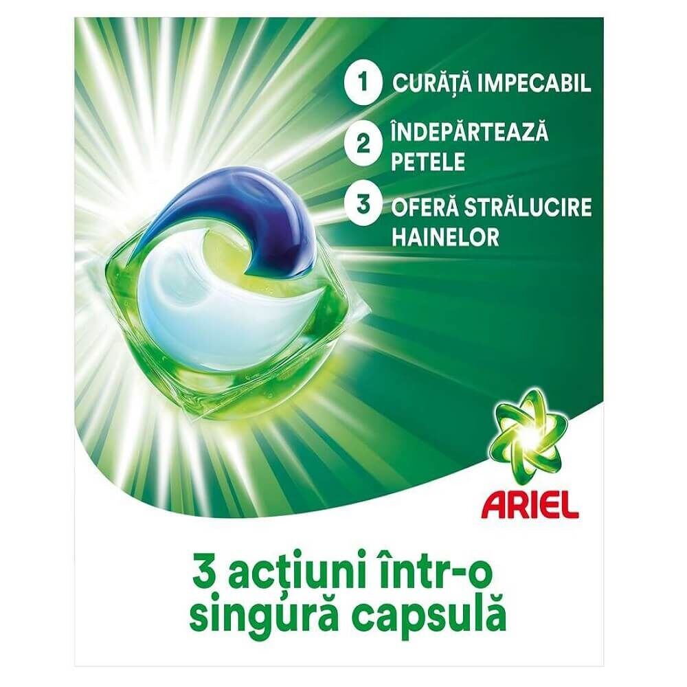 Detergent automat capsule Ariel All in One PODS Plus Unstoppables, 25 spalari