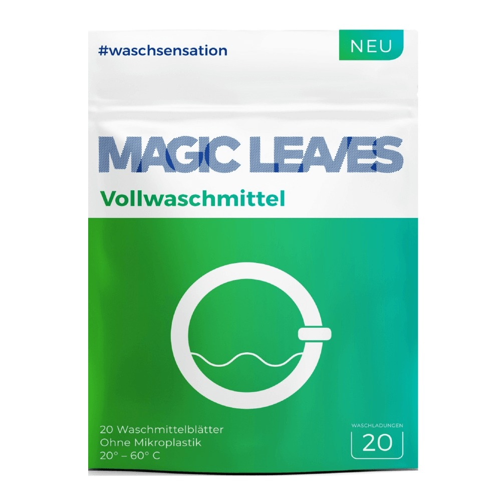Detergent foaie rufe albe, Magic Leaves Heitmann, 20 bucati