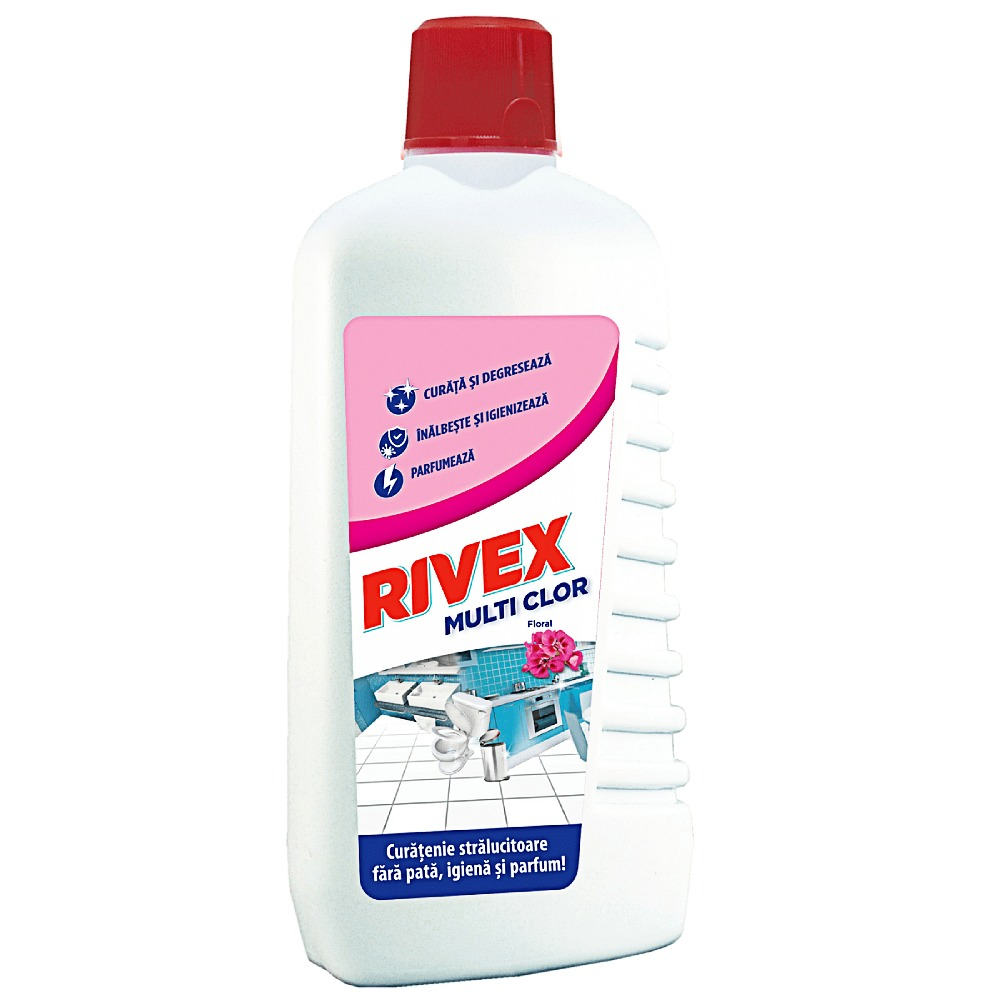 Detergent universal antibacterian, Rivex flori, 900ml