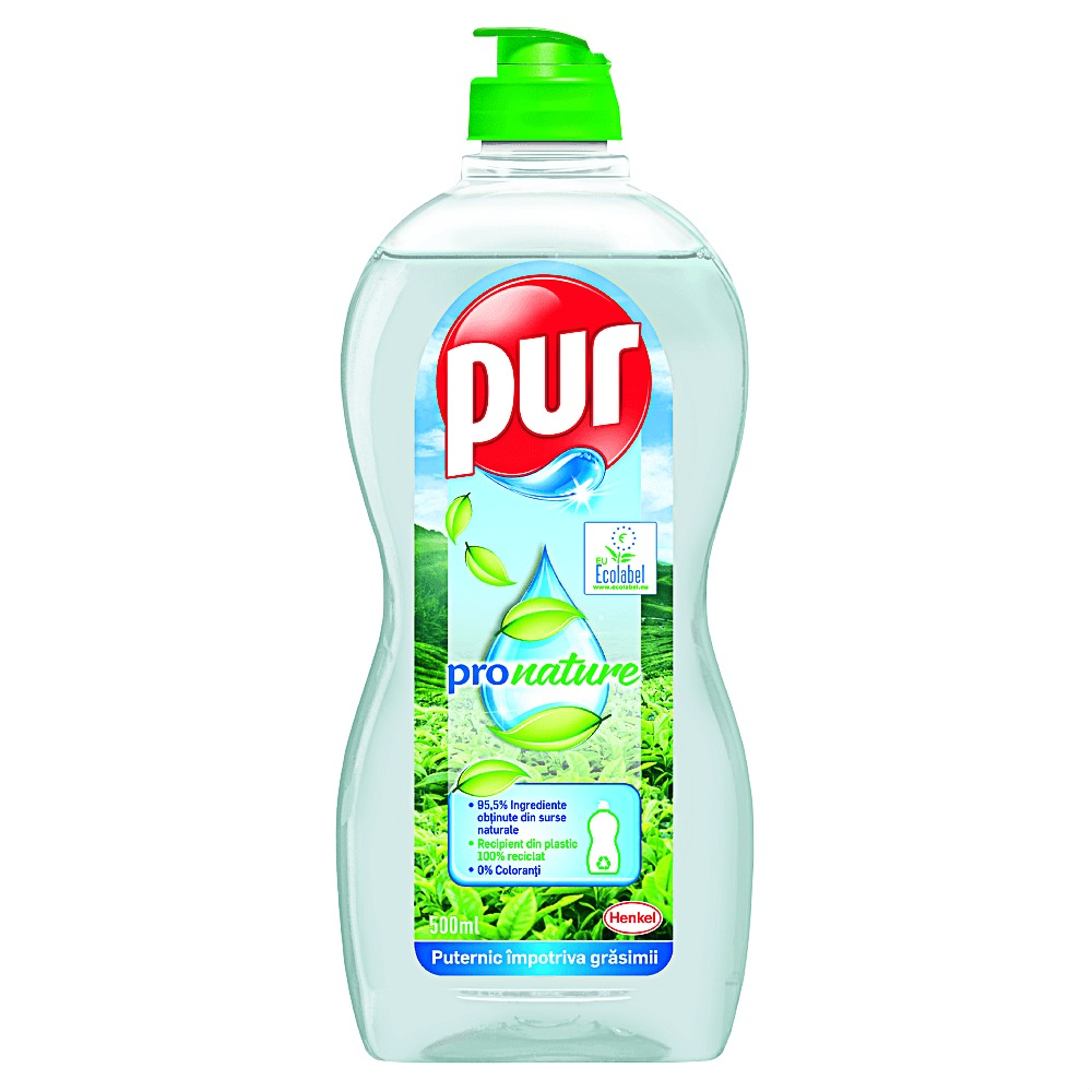 Detergent de vase Pro Nature, Pur, 500ml