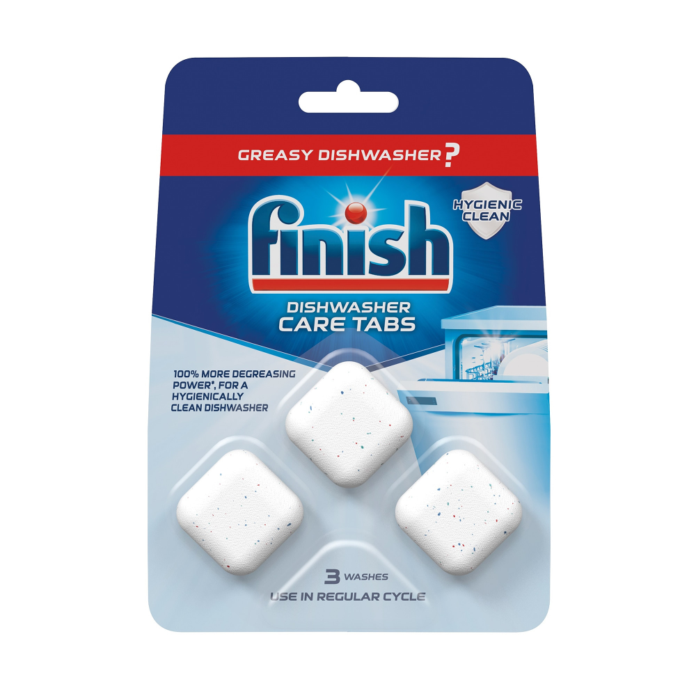 Detergent Finish tablete pentru curatat masina de spalat vase, 3 buc