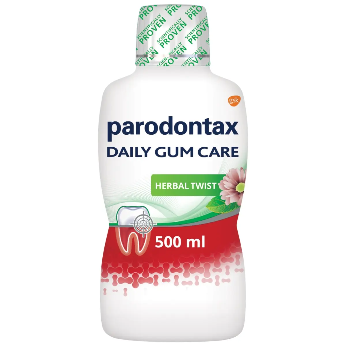 Apa de gura Parodontax Daily Gum Care Herbal Twist 500ml