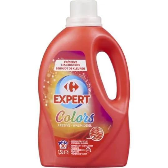 Detergent automat lichid, Carrefour, color, 1.5 L