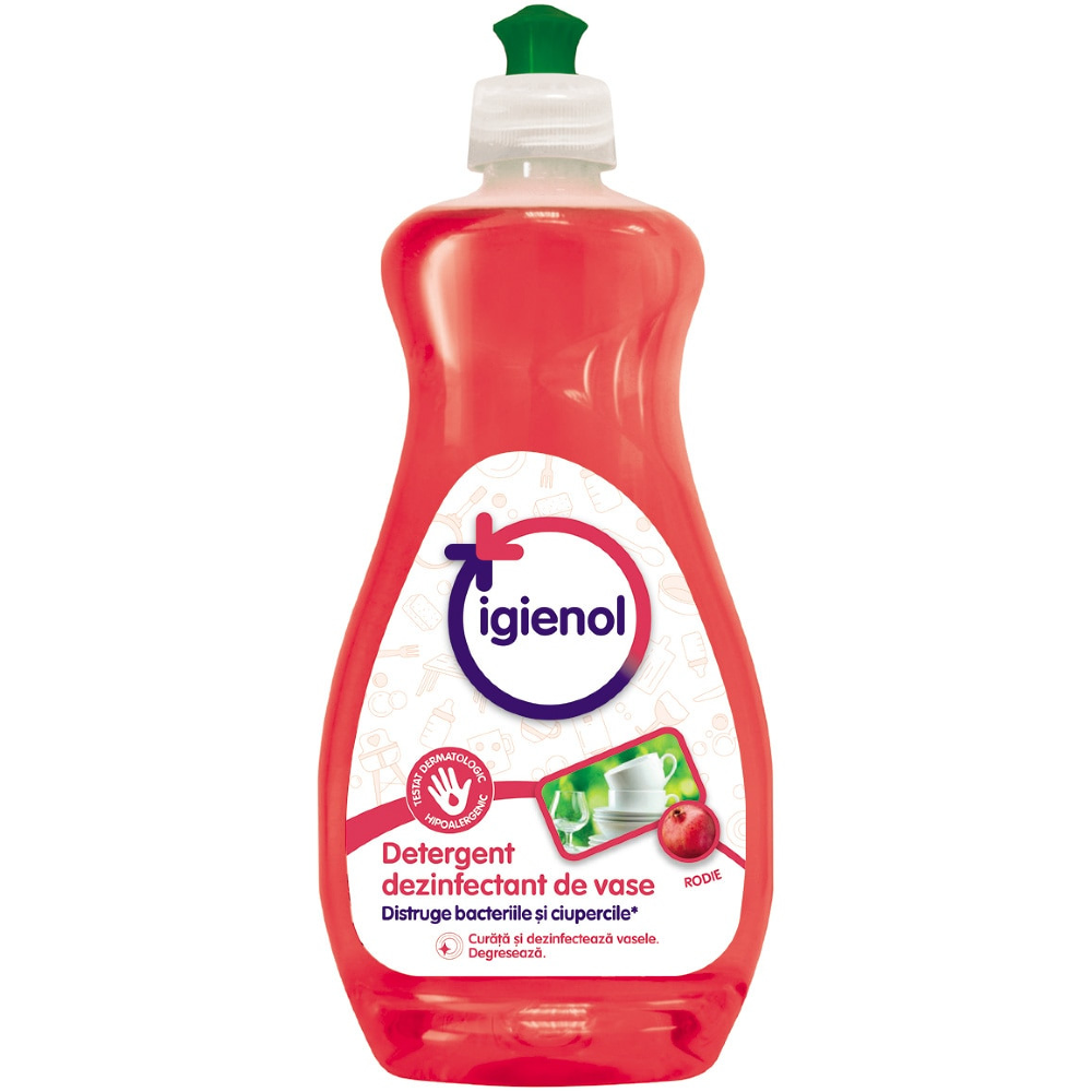 Detergent de vase Igienol dezinfectant rodie, 500 ml