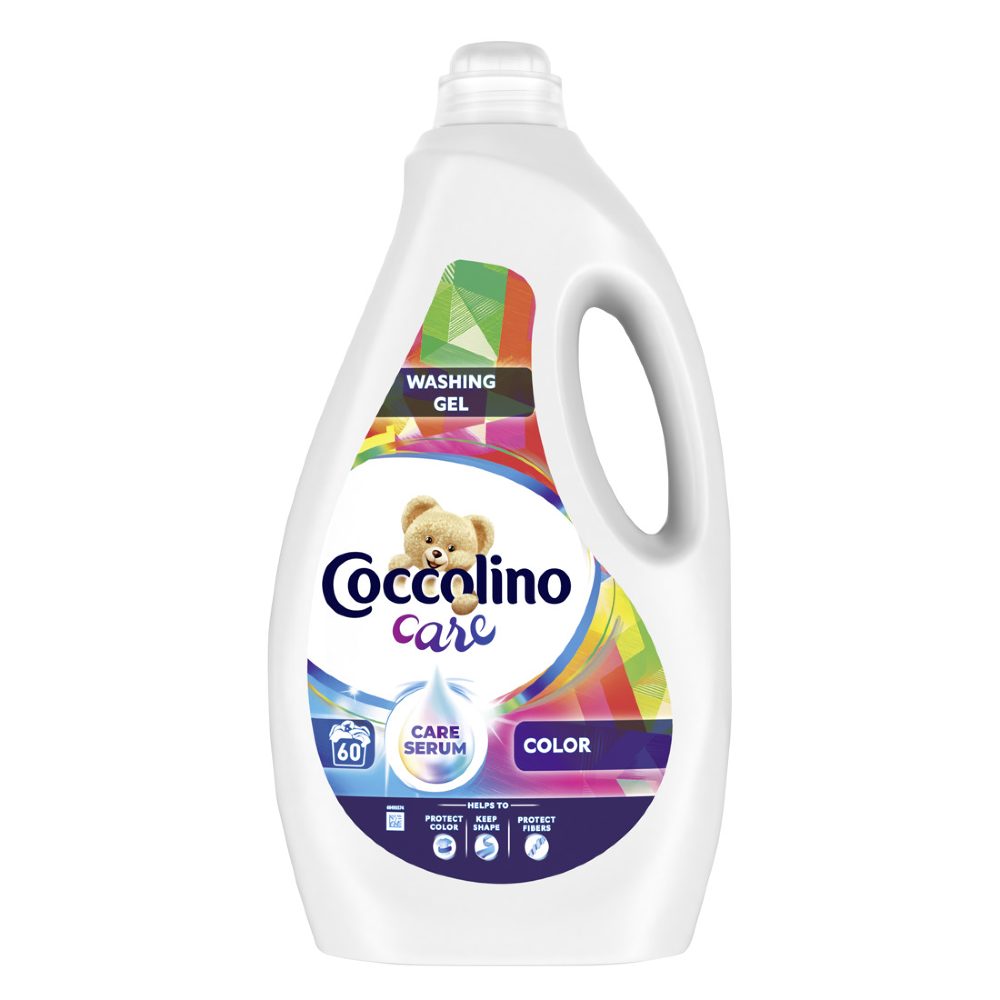 Detergent lichid pentru rufe, Coccolino Care Gel Color, 2.4 L