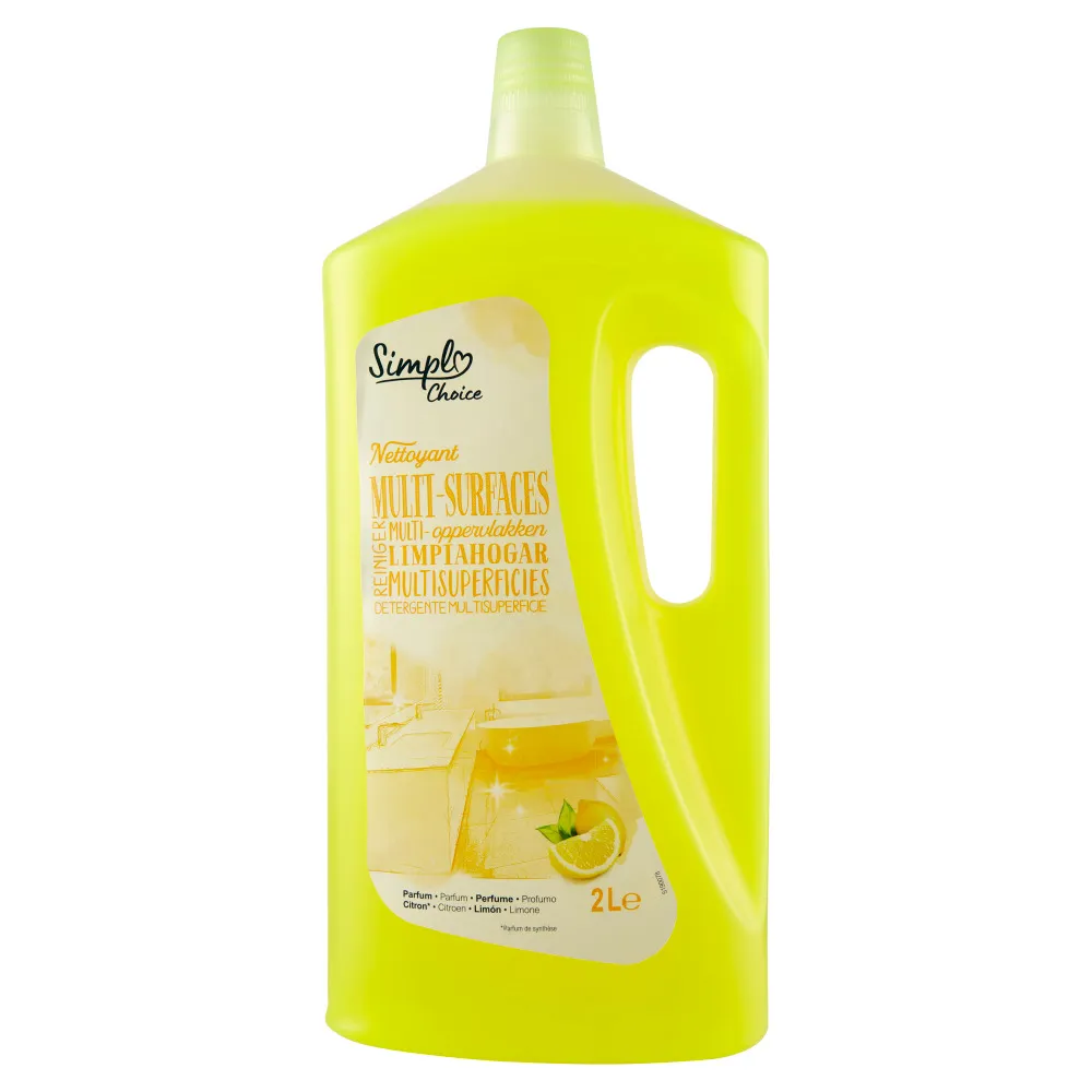 Detergent multisuprafete Simpl Lemon 2 L