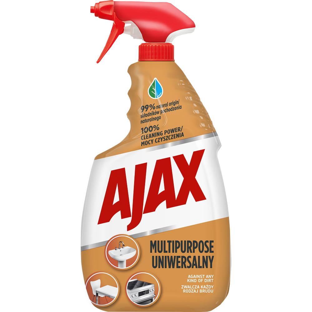 Detergent spray universal Ajax pentru curatat suprafete lavabile, 750ml