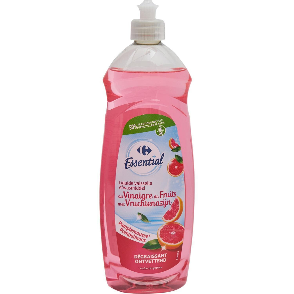 Detergent de vase manual Carrefour Essential grapefruit 750ml