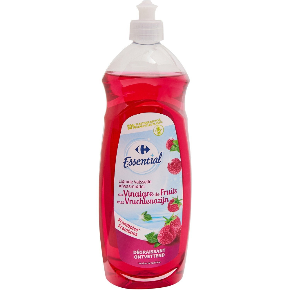 Detergent de vase manual Carrefour Essential zmeura 750ml