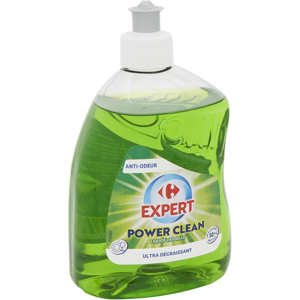 Detergent de vase lichid Carrefour Expert Power Clean ultradegresant 500ml