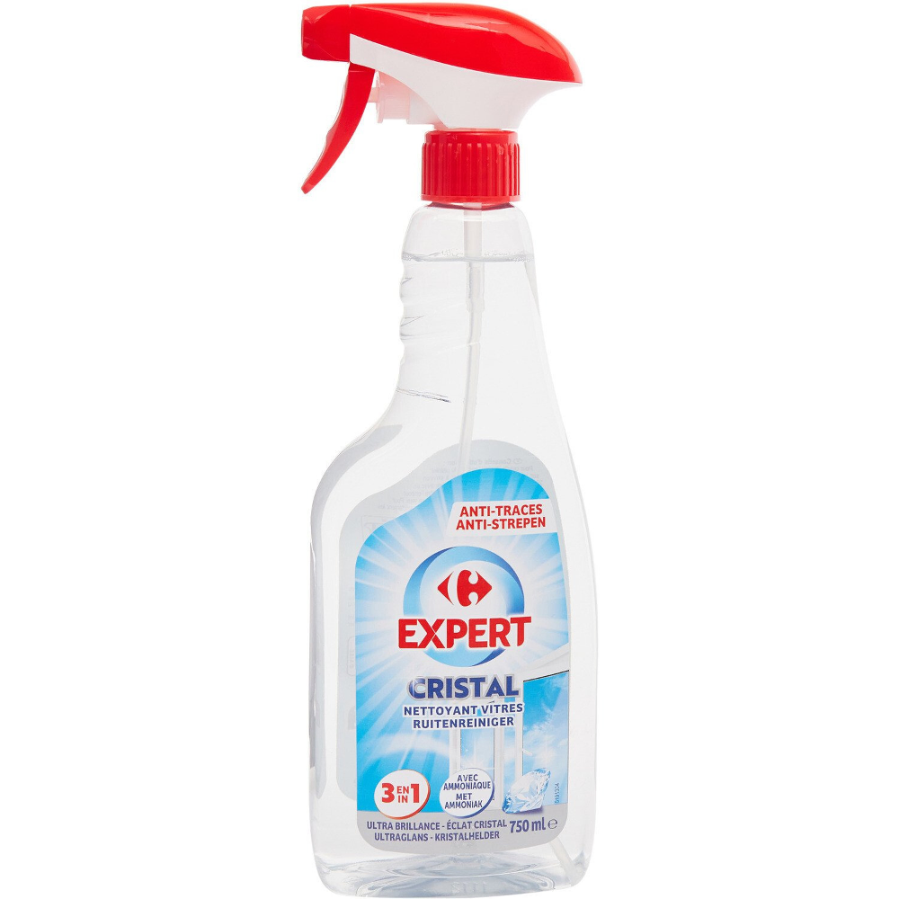 Detergent geamuri Carrefour Expert 3 in 1 Cristal 750ml