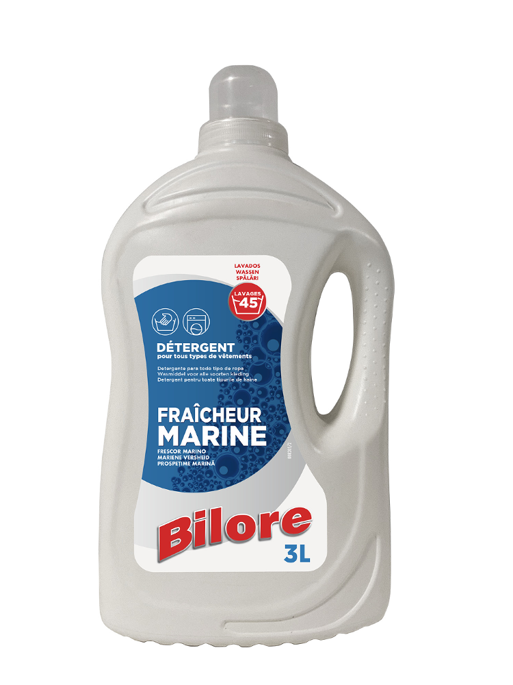Detergent rufe lichid Bilore Fraicheur Marine 3 L, 45 spalari
