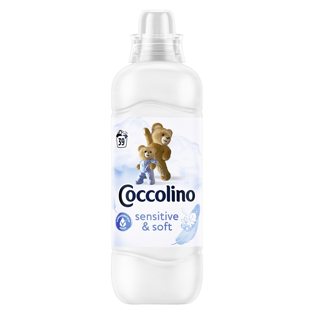 Balsam de rufe Coccolino Sensitive, 975ml, 39 spalari