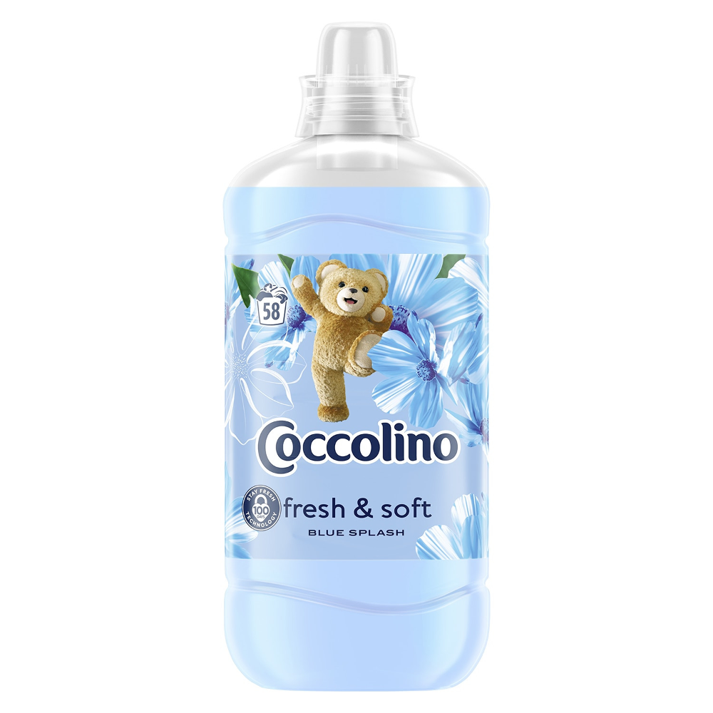 Balsam de rufe Coccolino Blue Splash, 1.45L, 58 spalari