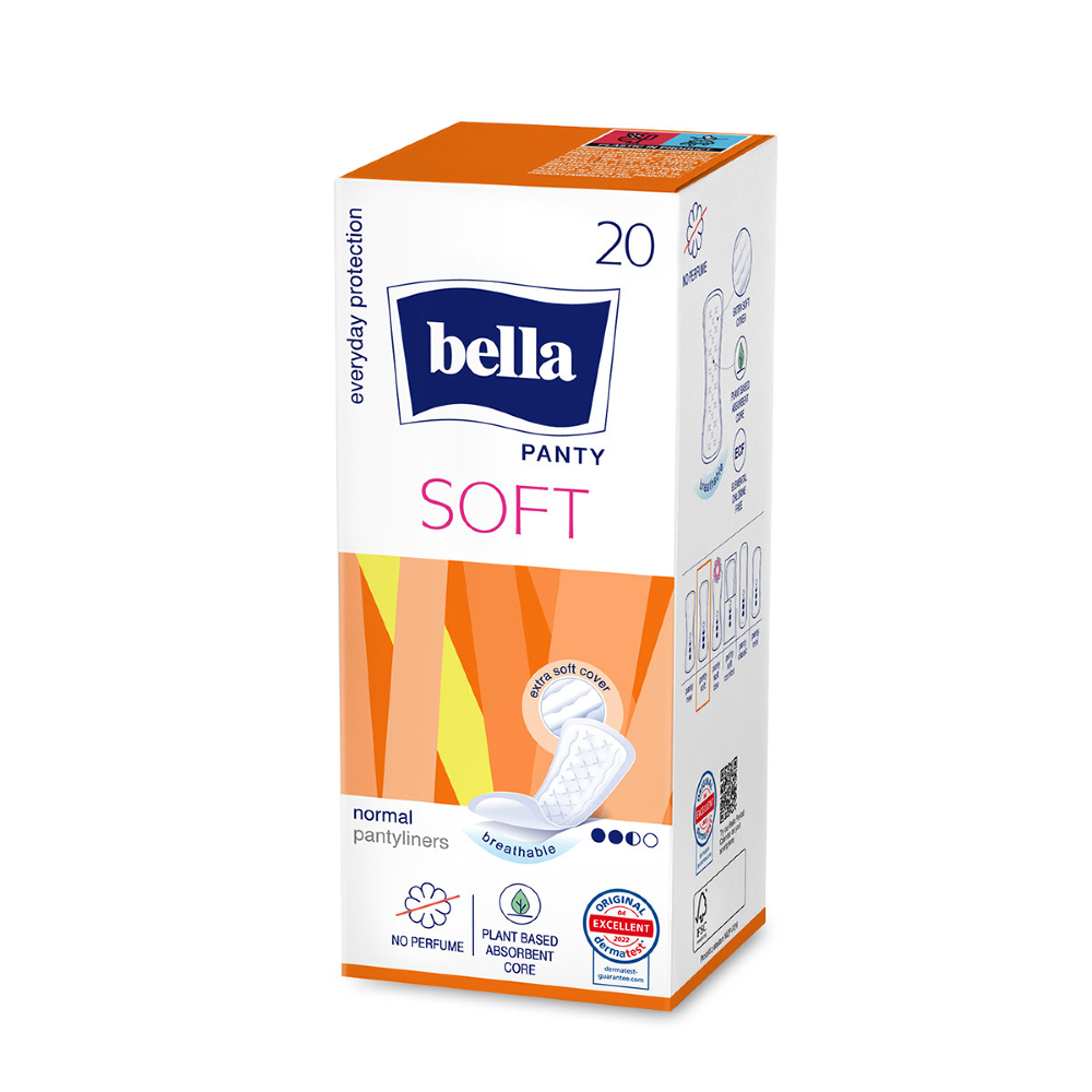 Absorbante zilnice Bella Panty Soft, 20 buc