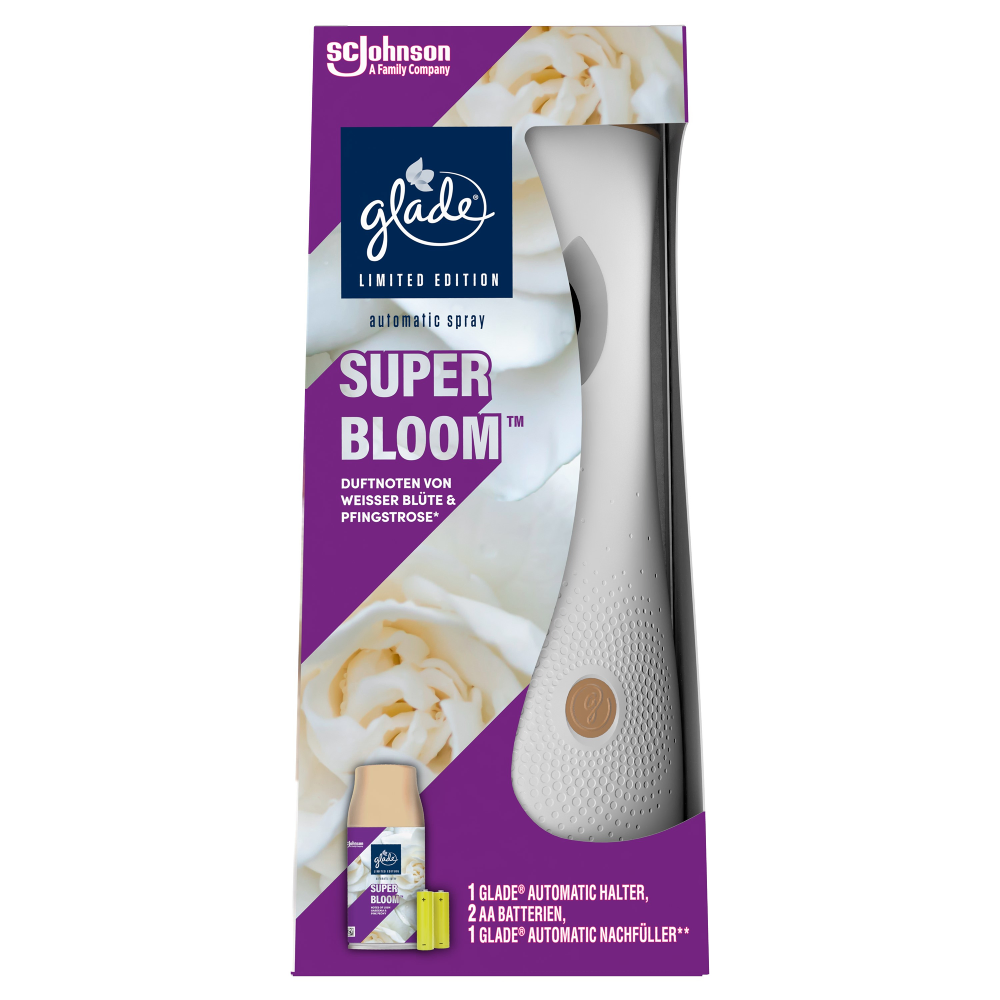 Aparat odorizant Glade Automatic Spray Super Bloom 269ml