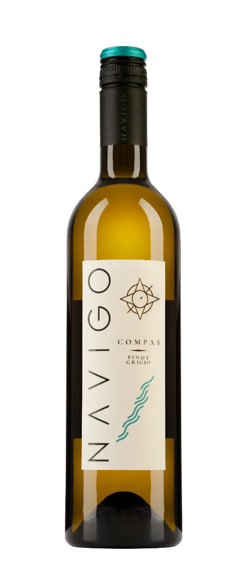 Vin alb, Navigo Compas Pinot Grigio, 0.75L