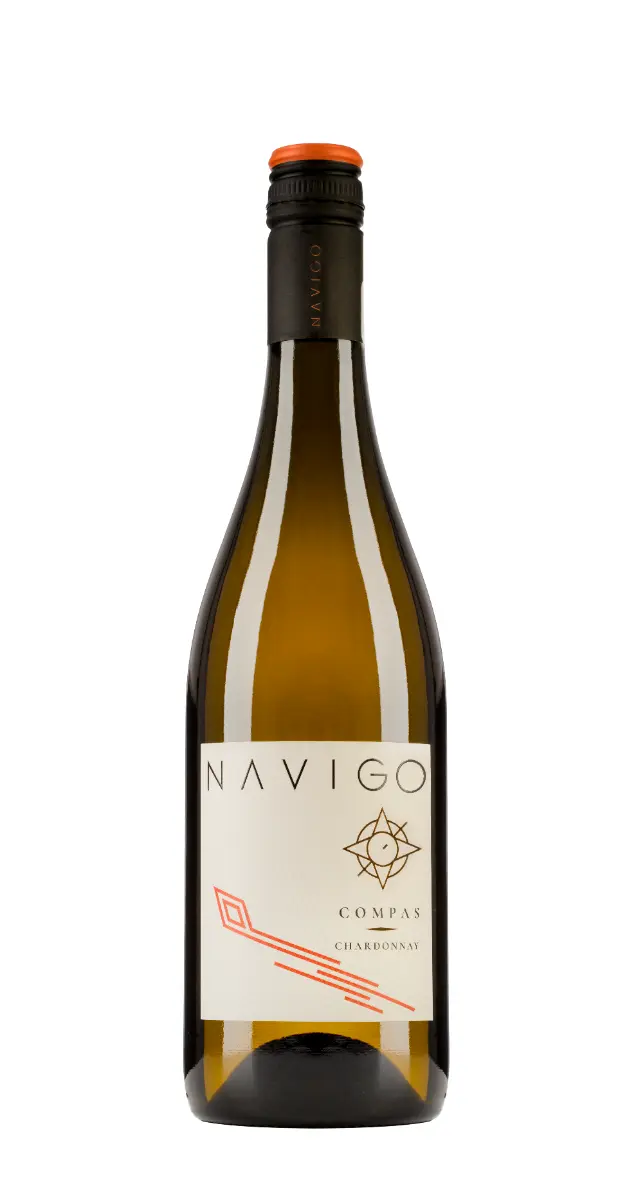 Vin alb, Navigo Compas Chardonnay, 0.75L