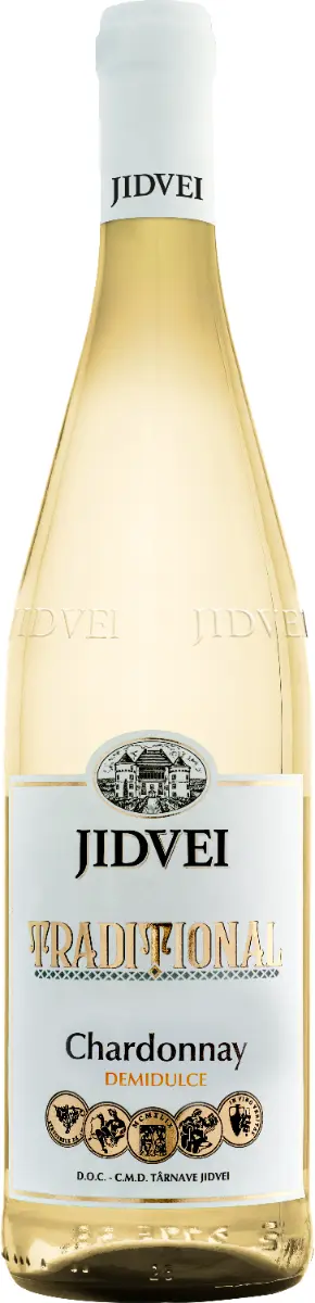 Vin alb Jidvei Traditional Chardonnay, demidulce 0.75 l