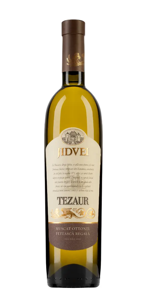 Vin alb, Jidvei Tezaur Muscat Ottonel & Feteasca Regala, 0.75L